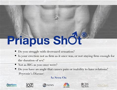 priapus shot scottsdale  All of our drug-free ED treatments are safe for men with heart disease, high blood pressure, or diabetes! Contact us at 602-842-6934 today for more information! Men can expect some remarkable before and after results from the P-shot